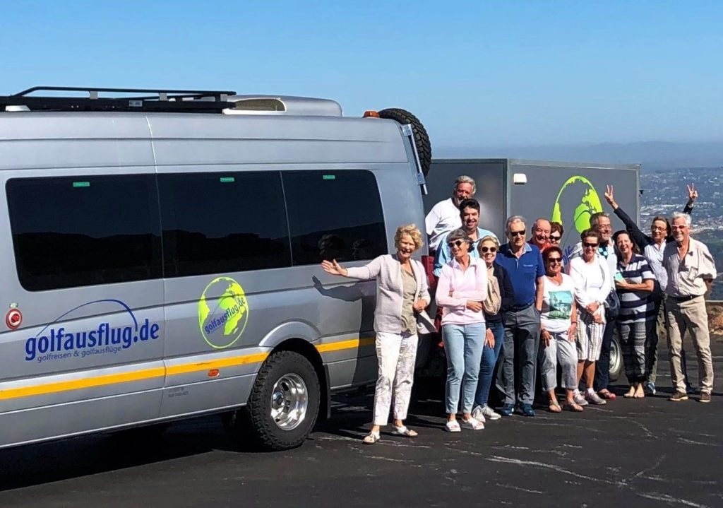 Golfgruppe in Südafrika